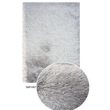 Polyester 150D Tapis Shaggy Avec Pile Longue